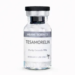 Tesamorelin product vial