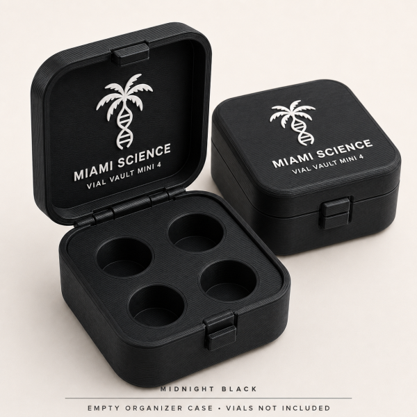Mini 4 in Black — empty organizer case